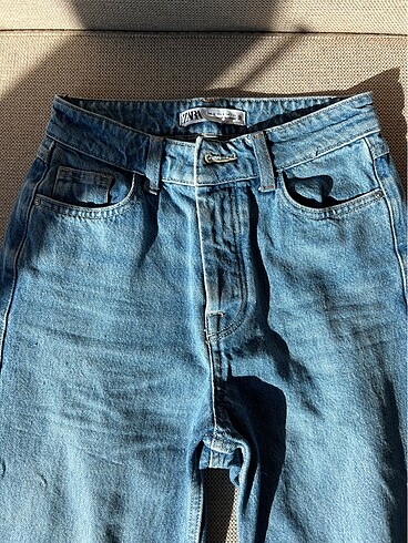 Zara Zara Yüksek Bel Bol Paça Jean