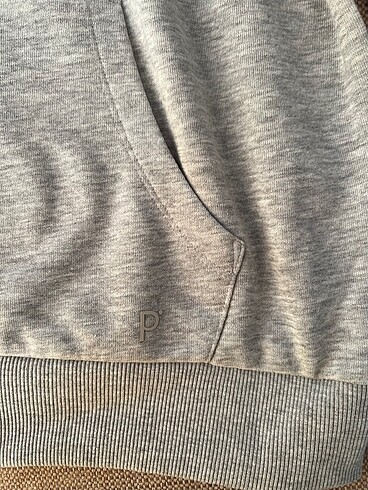 m Beden Penti Gri Etiketli Sweatshirt