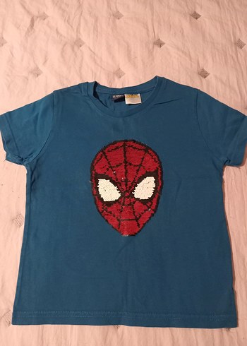 LCW spırderman 4,5 yaş Örümcek Adam tshirt