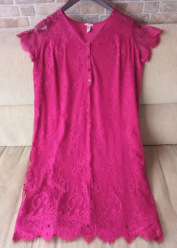 Suwen 40/42 beden Bordo renk sabahlık - Görsel 11