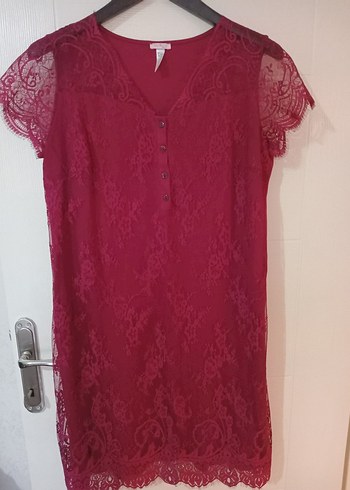 Suwen 40/42 beden Bordo renk sabahlık - Görsel 8