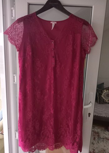 Suwen 40/42 beden Bordo renk sabahlık - Görsel 9