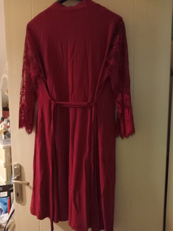 Suwen 40/42 beden Bordo renk sabahlık - Görsel 2