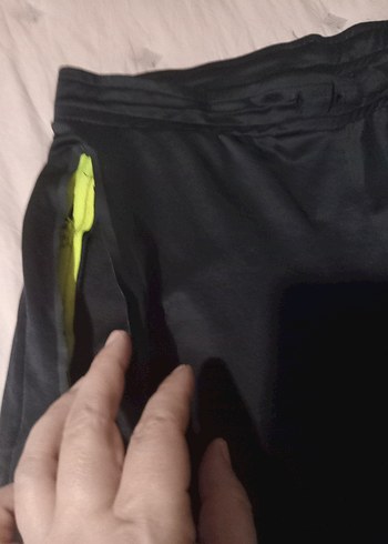 Exuma S beden Siyah Fermuarlı Spor Erkek Şort - Görsel 6