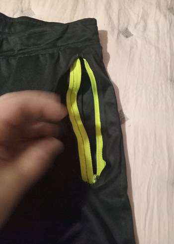 Exuma S beden Siyah Fermuarlı Spor Erkek Şort - Görsel 5