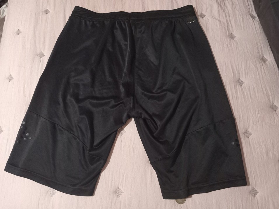 Exuma S beden Siyah Fermuarlı Spor Erkek Şort - Görsel 2