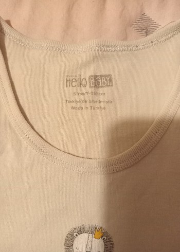 Hello baby 5 yaş Çocuk Atlet - Görsel 3