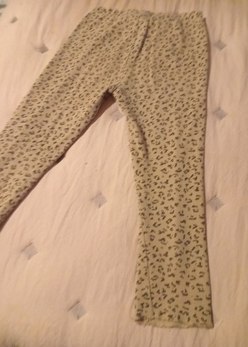 Zara orijinal 3,4 yaş leopar desenli tayt - Görsel 4