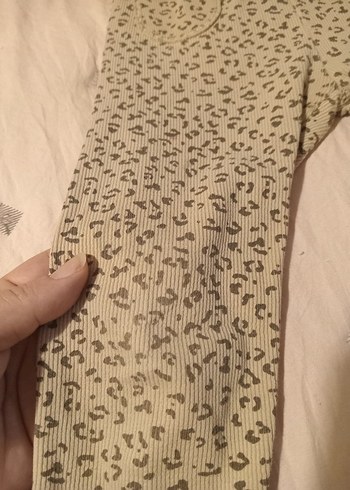 Zara orijinal 3,4 yaş leopar desenli tayt - Görsel 6