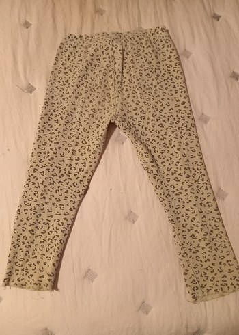 Zara orijinal 3,4 yaş leopar desenli tayt - Görsel 2