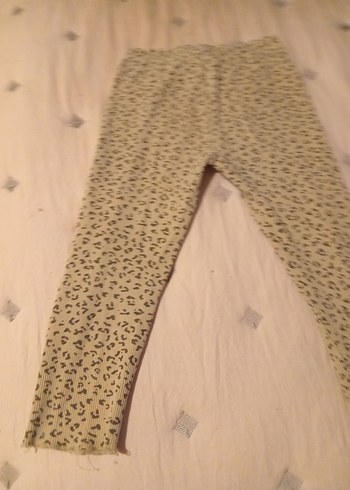 Zara orijinal 3,4 yaş leopar desenli tayt - Görsel 3