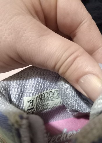 Skechers 27 numara, Işıklı Kalpli çok şık  Spor bot - Görsel 16