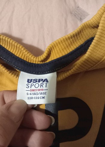 U.S.Polo assn orijinal 5,6 yaş sweatshirt - Görsel 5