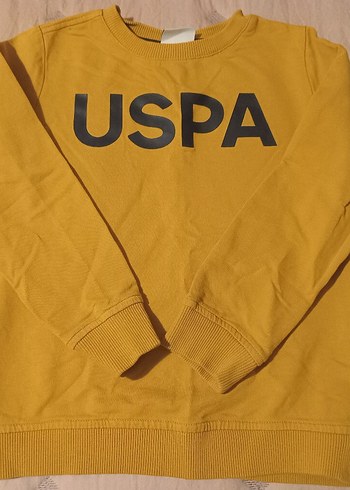 U.S.Polo assn orijinal 5,6 yaş sweatshirt - Görsel 3