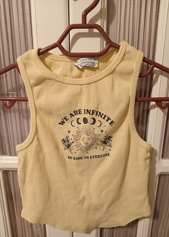 Defacto S Beden Sari Crop Bady