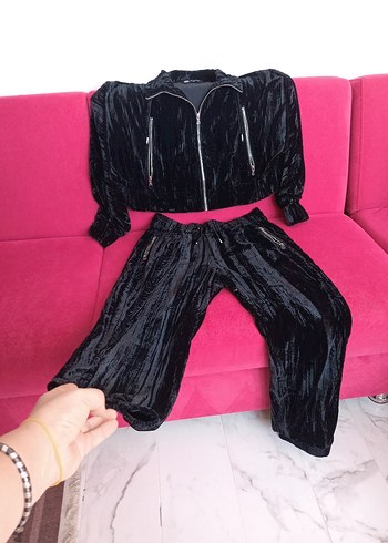 Zara orjinal Kadife takım - Görsel 2