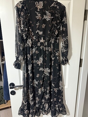 Şifon midi elbise - Görsel 6