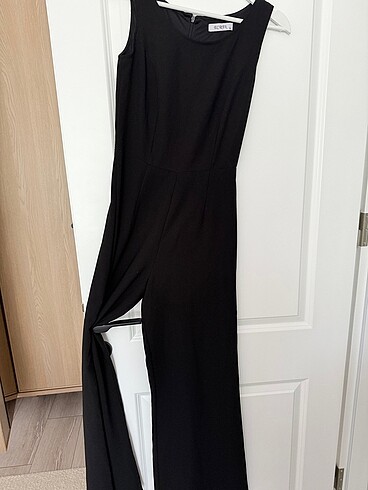 Siyah abiye tulum - Görsel 5