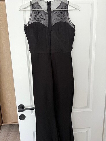 Siyah balık abiye - Görsel 5