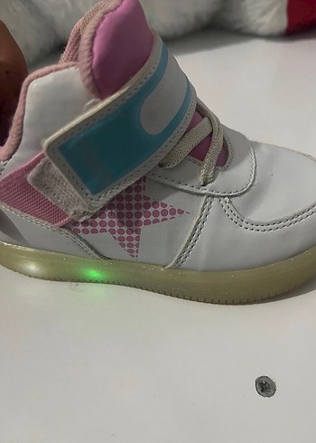 Vicco marka Kız Çocuk Beyaz Spor Ayakkabı Velcro Bantlı - Görsel 4