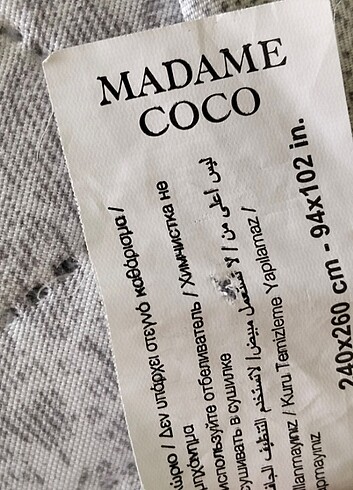 Madame Coco Yatak örtüsü