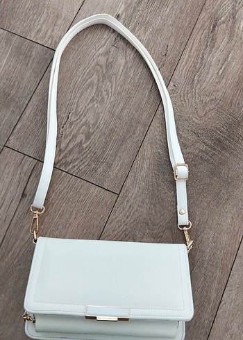 Bej Deri Minimalist Kadın Çanta