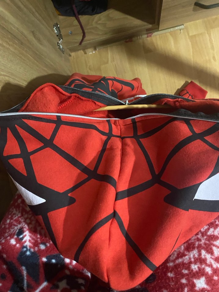 Kırmızı Baskılı Sweatshirt - Görsel 3