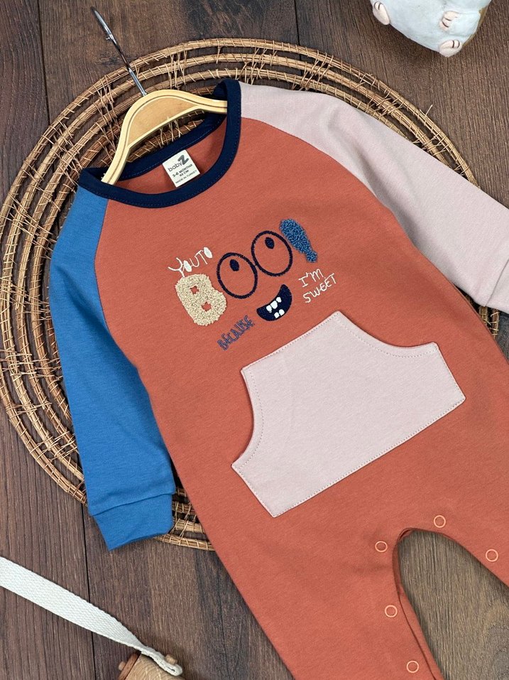 Renkli Baskılı Bebek Erkek Tulum - Görsel 3