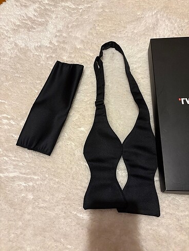 Tween açık papyon ve cep mendili - Görsel 3