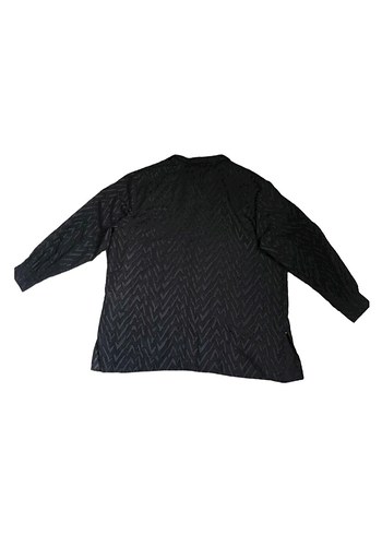 Düğmeli Siyah vintage gömlek - Görsel 2