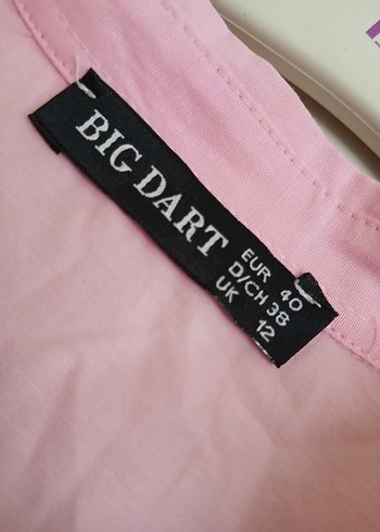 Pembe düğmeli uzun kollu kadın gömlek - Görsel 3