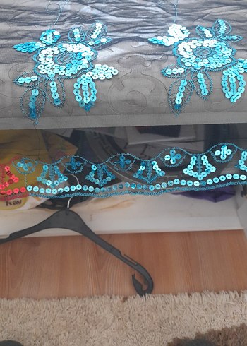 Nakışlı Çok Renkli Bohem Masa Örtüsü - Görsel 5