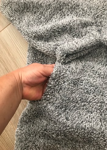 l Beden gri Renk Gri Yumuşak Dokulu Kadın Hırka