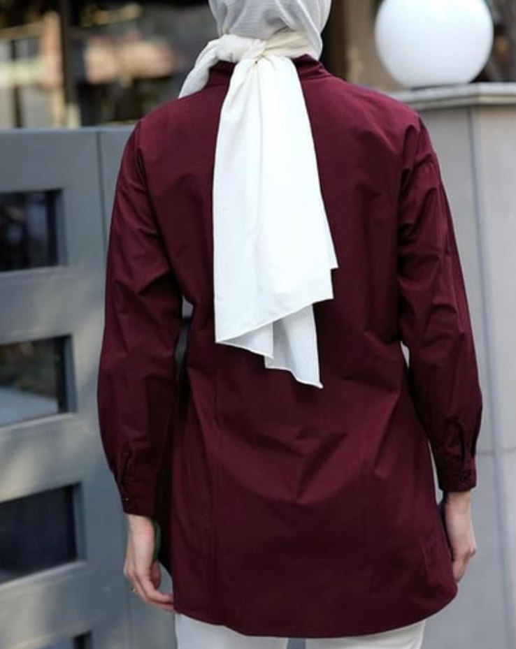 yandan bağlamalı gömlek - Görsel 3