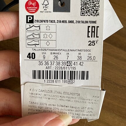 40 Beden Zara hiç kullanılmadı
