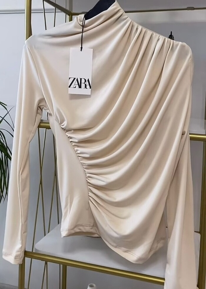 Zara Drapeli sendy bluz - Görsel 2