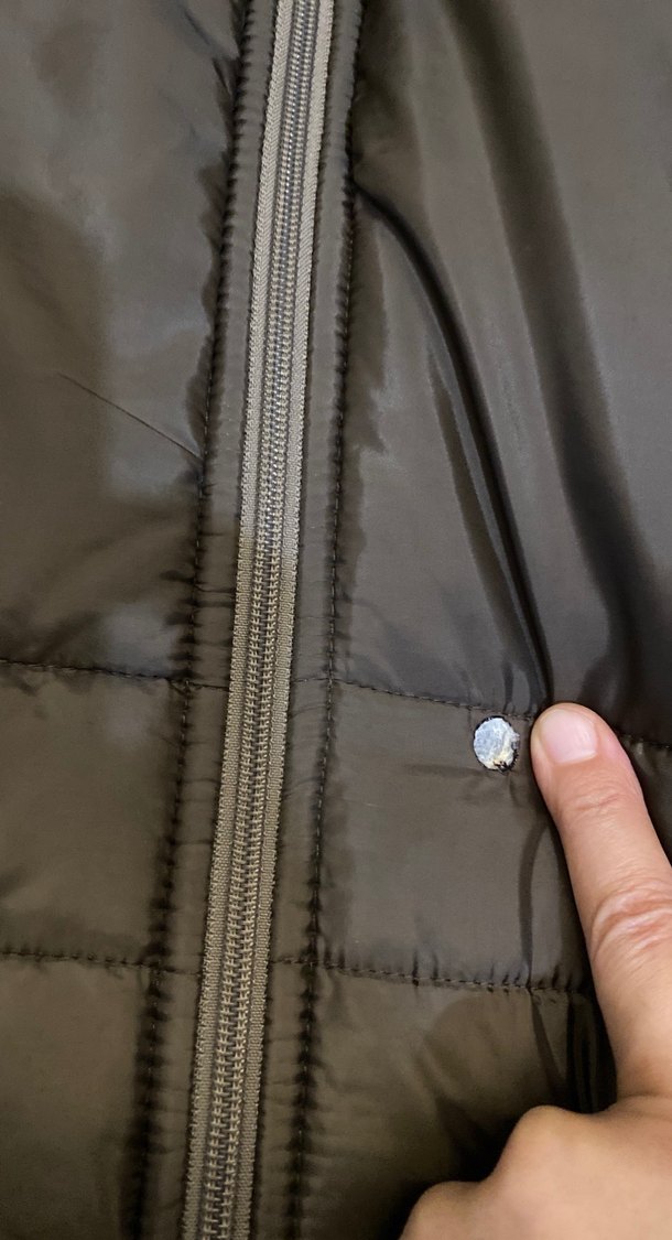 Kürk Detaylı Kahverengi Midi Sokak Stili Mont - Görsel 5