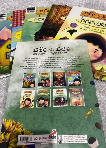 Erdem yayınları Efe ile Ece Büyüyor öğreniyor kitap seti (8) - Görsel 2