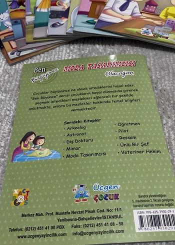 Üçgen yayıncılık 1.sınıf Ben büyünce serisi (10) Kitap - Görsel 2