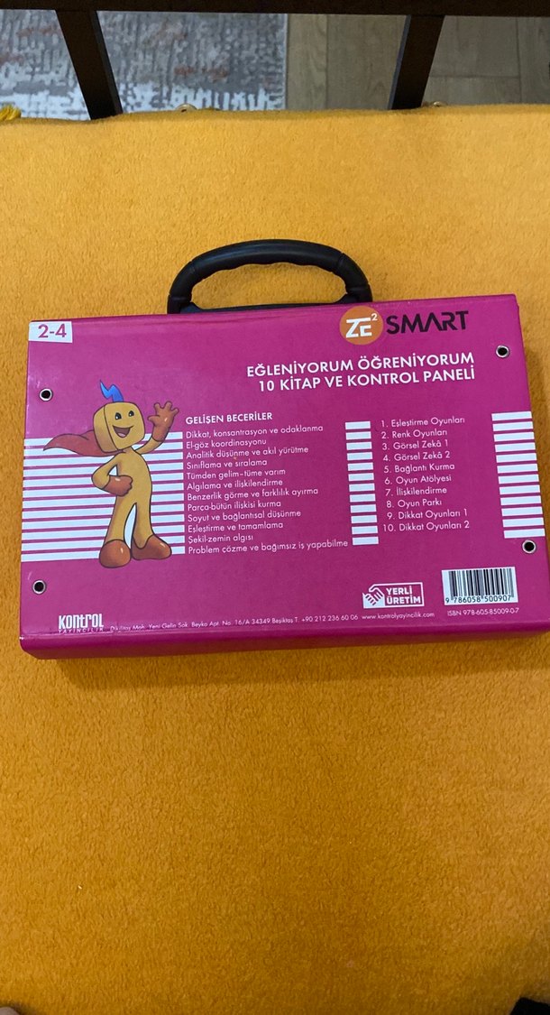 Kontrol yayıncılık 2-4 yaş Zekare Smart Görsel Dikkat seti - Görsel 2