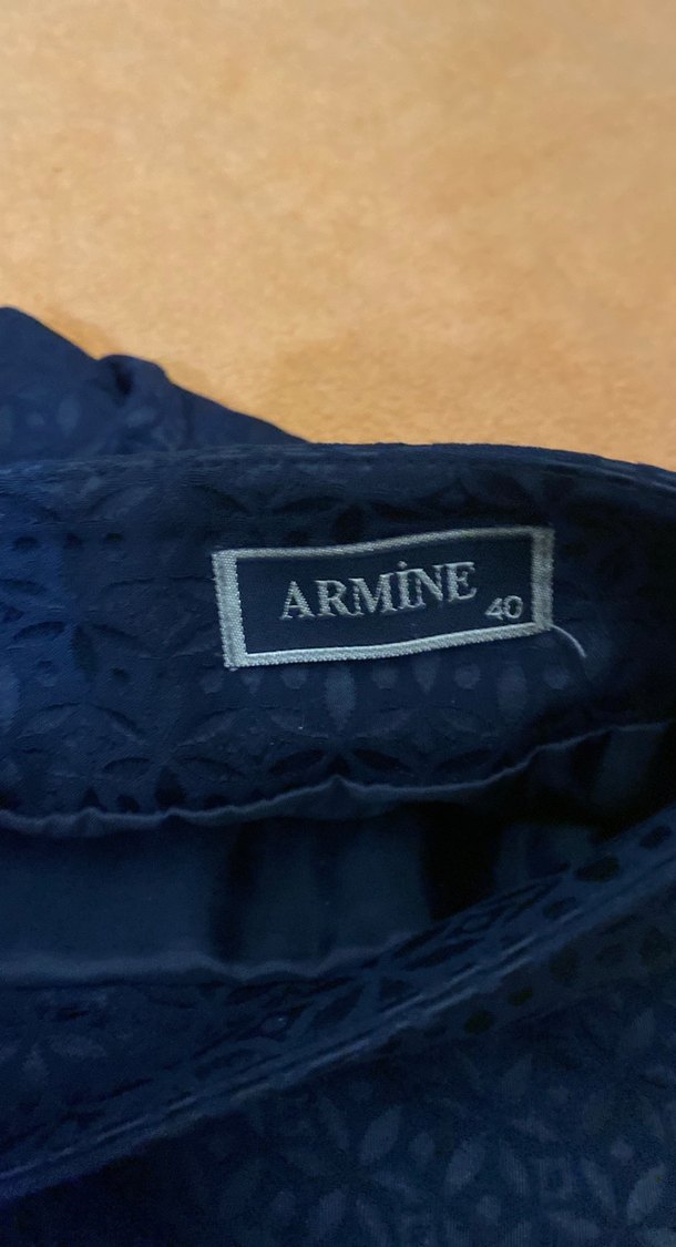 Siyah Pilili Uzun Kadın Etek Armine - Görsel 4