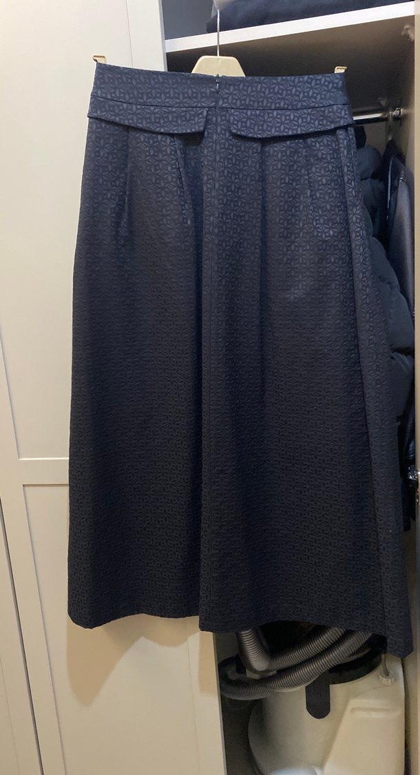 Siyah Pilili Uzun Kadın Etek Armine - Görsel 2