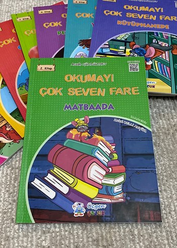 Okumayı çok seven Fare serisi  2. Sınıf   (10) set - Görsel 3