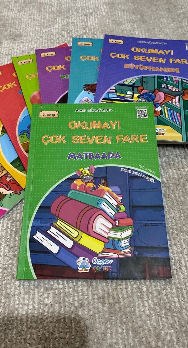 Okumayı çok seven Fare serisi  2. Sınıf   (10) set - Görsel 3