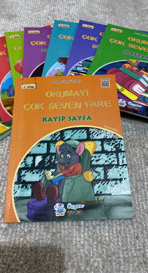 Okumayı çok seven Fare serisi  2. Sınıf   (10) set - Görsel 2