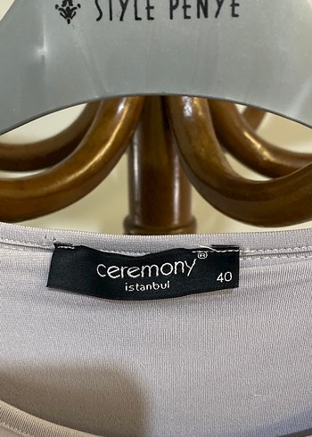 Ceremony uzun kollu tunik - Görsel 5