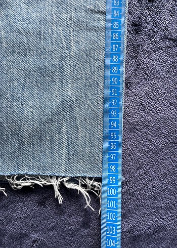 Kadın Mavi Denim Regular Fit Midi Jean - Görsel 5