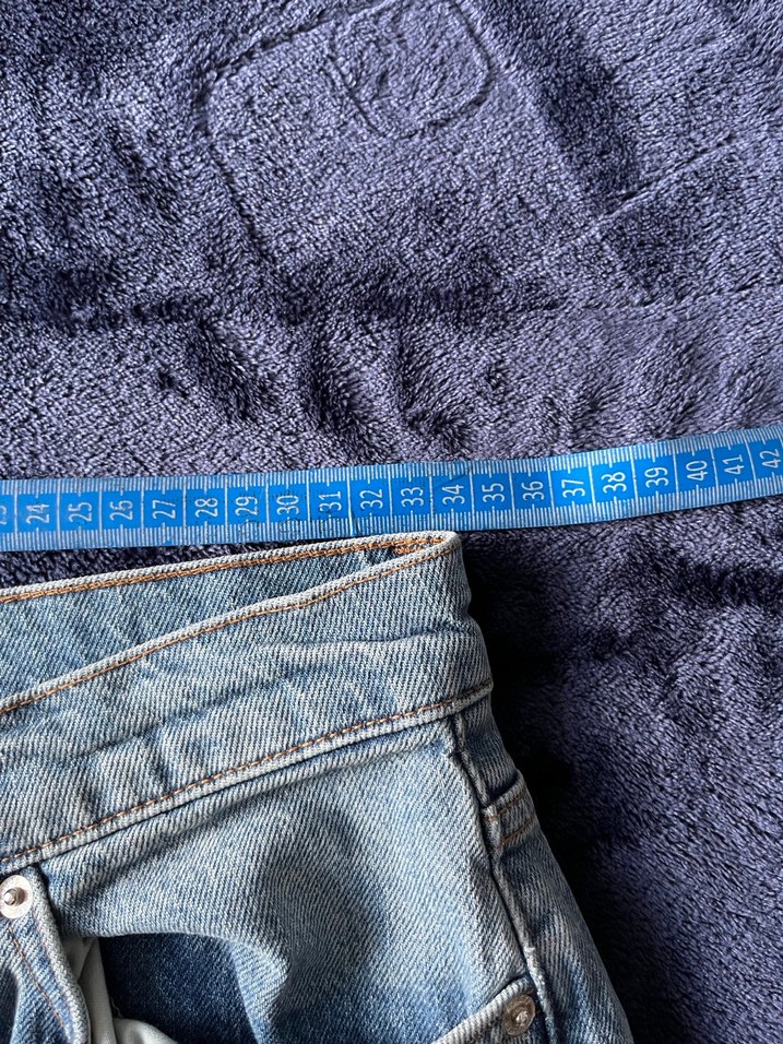 Kadın Mavi Denim Regular Fit Midi Jean - Görsel 4