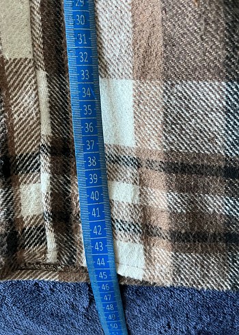 Kahverengi Ekoseli Piliseli Midi Etek - Görsel 4