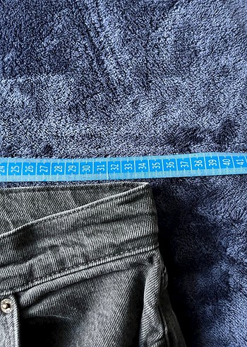 Siyah Regular Fit Midi Kadın Denim Pantolon - Görsel 4